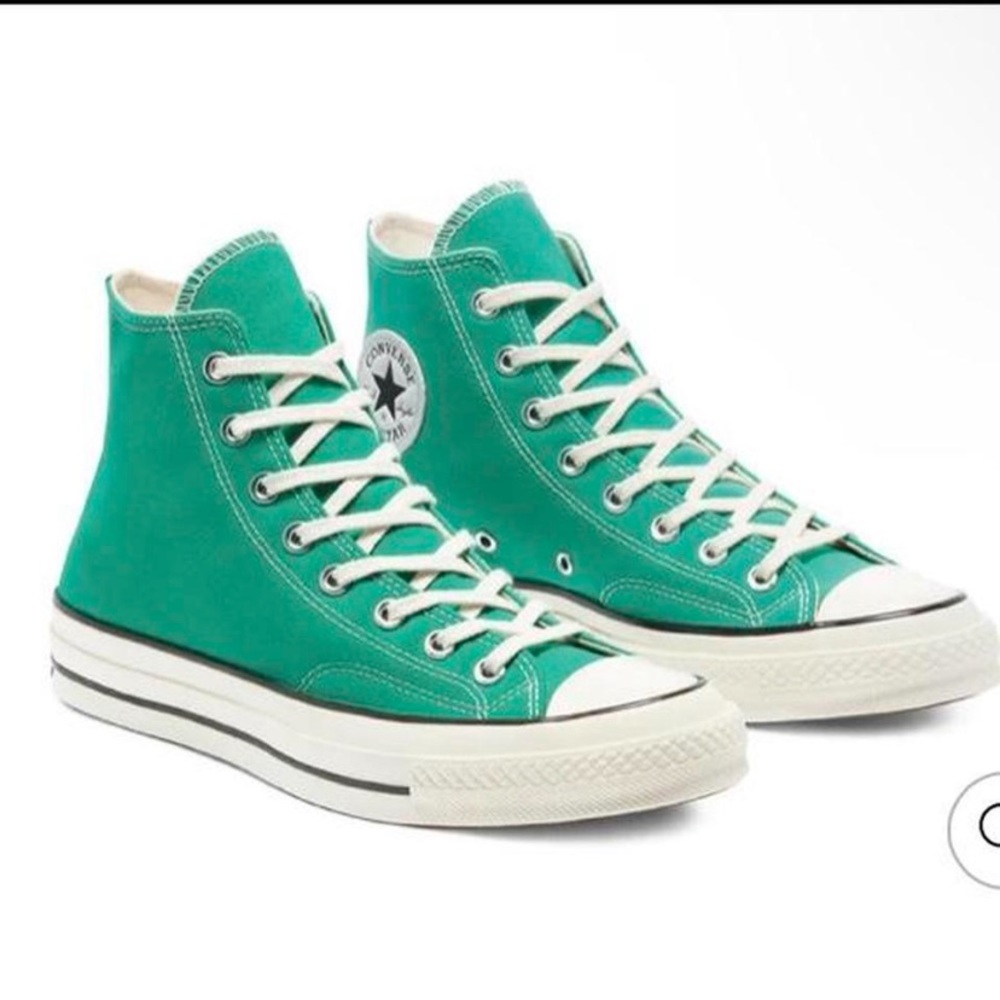 Green chuck taylor 70s recycled canvas high top sneaker